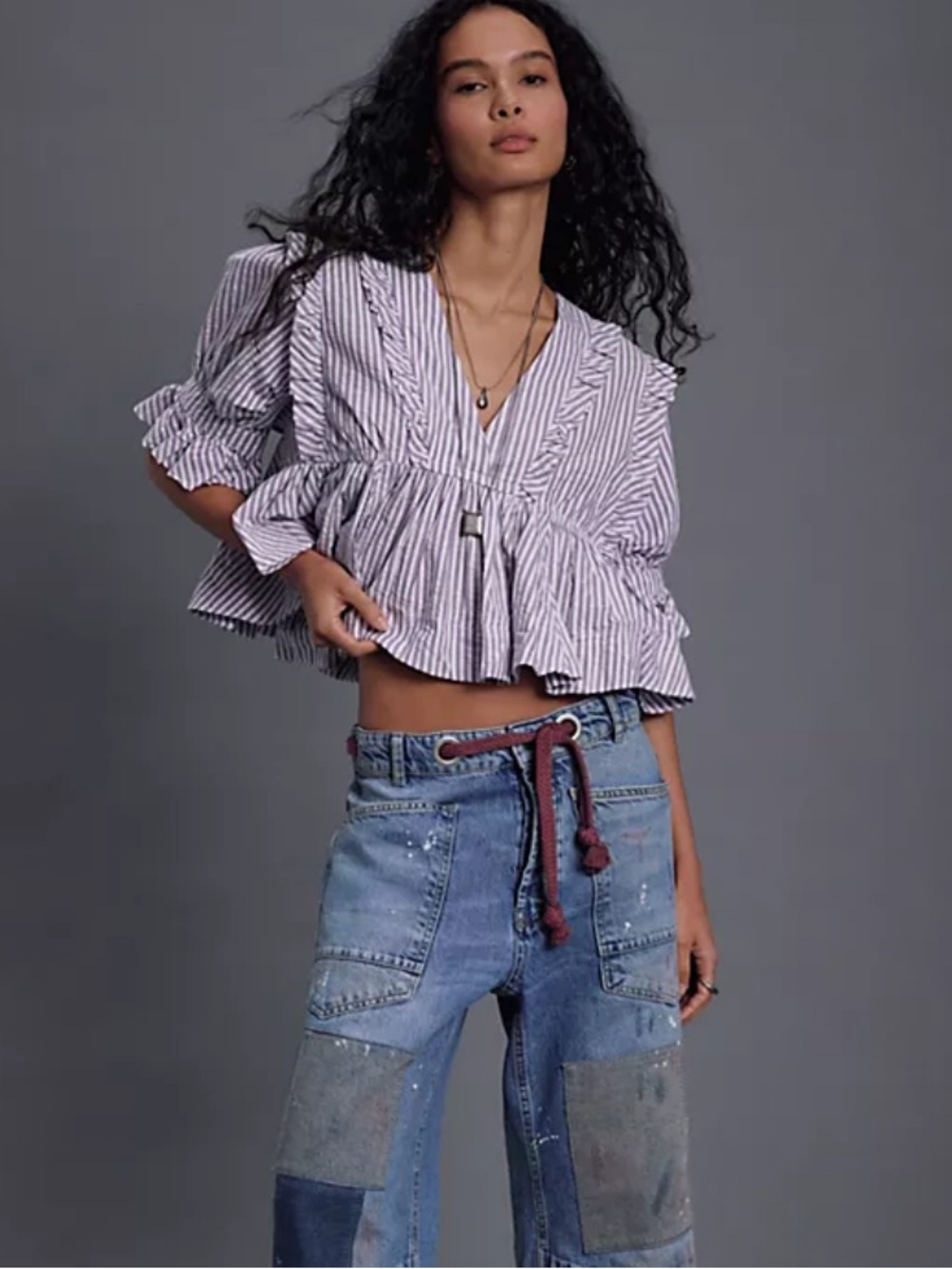 Free People Miley Cotton Top - Picture 3 of 8